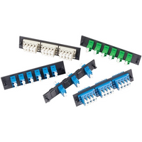 OCC 616DLC Adapter Plate, 6-port, Dual LC, Multimode/Single-mode, Ceramic Sleeve