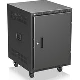 AtlasIED RX14-25 14 Rack Units, 25 Depth Mobile Cabinet)