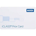 HID 2120HBGGMNM iCLASS 2k Prox Composite Card, SIO Programmed, iCLASS Application, 125 kHz programmed with HID Prox or Indala format, Glossy, iCLASS and 125 kHz Sequential Matching, No Slot