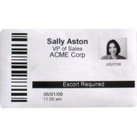 HID EL-AT-6918 EasyLobby 6918 Dymo Printer Adhesive Badges 2-5/16" 4"