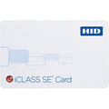HID 3002PGGMN iCLASS 16k/16 SE Card, SIO Programmed, Glossy Front and Back, Sequential Matching Encoded/Printed (Inkjetted), No Slot, Vertical Slot Indicators, White