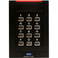 HID 921PTNNEK0003R multiCLASS SE RPK40 Smart Keypad Reader, 125 kHz HID Prox, Maximum Compatibility, Wiegand, Pigtail, Standard v1, Black