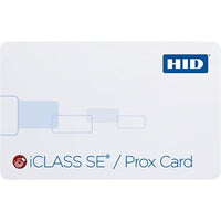 HID 3153RGGMNM iCLASS 32k SE Prox Card, iCLASS with SIO, 125 kHz Programmed with HID or Indala Format, Glossy Front and Back, 13.56 MHz iCLASS and 125 kHz Sequential Matching Numbering, No Slot
