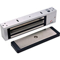DynaLock 2011-US28-DSM 2011-DSM 2000 Series 1200 lb Holding force Single Electromagnetic Lock with Door Status Switch, Satin Aluminum