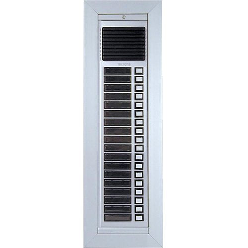 TekTone AM492/14 Intercom System Speaker Entrance Panels, 14 Buttons and Name Holders