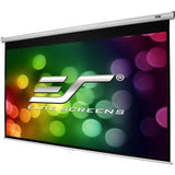 Elite Screens M100X Manual Series 100" Pull-Down Projection Screen for Wall or Ceiling, MaxWhite 2, 16:9