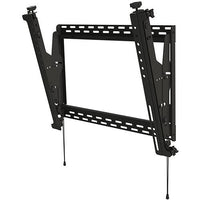 Peerless-AV DS-MBZ647P SmartMount Digital Menu Board Mount with Height and Depth Adjustment for 42" to 65" Displays, Portrait, Black
