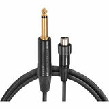 Shure WA305 1/4" Instrument to TA4F Cable for Shure Transmitters (3')