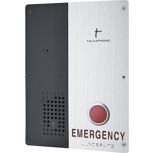 Talkaphone VOIP-600E Single Button Emergency IP Call Station, Marine-grade Stainless Steel