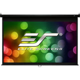 Elite Screens M120X Manual Series MaxWhite 120" 16:10 4K Ultra HD Wall/Ceiling Mount Manual Projector Screen with Auto Lock, Black