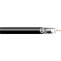 West Penn AQC841BK1000 RG6 Wet Location Outdoor Cable, 1m, Black