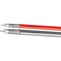 West Penn 6350BK0500 RG-6 Coaxial Digital Video Cable, HD-SDI Non-Plenum, Overall 100% Aluminum Foil with 95% Tinned Copper Braid, 500' (152.4m) Reel, Black