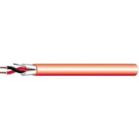 West Penn 60990B 500' Flexible Plenum Cable, 16/2, BC, Red