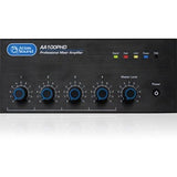 Atlas AA100PHD 4-Input, 100W Mixer Amplifier with Automatic System Test (PHD)