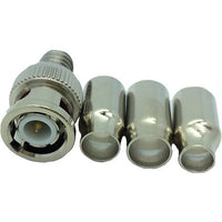 ADI PRO 0E-BNCCRIMPT BNC Universal Plug Crimp Connectors, 50 Ohms, 10-Pack