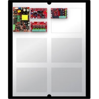 LifeSafety Power FPO75-B100C4D8PE4M Mercury ProWire 4-Door Wired, DV Standard, 2A/12V and 2A/24V, AUX, Lock, E4M Enclosure
