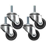 Sanus CA6CK-B1 Component Series Caster Kit for Stackable Open Frame AV Racks