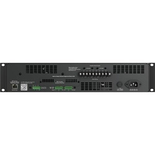 AtlasIED DPA2402 2400W Networkable Multi-Channel Power Amplifier with Optional Dante Network Audio