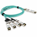 AddOn QSFP284SFP28AOC10MAO MSA Compliant 100GBase-AOC QSFP28 to 4xSFP28 Active Optical Cable (850nm, MMF, 10m)