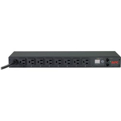 APC AP7800B Rack PDU, Metered, 1U, 15A, 100/120V, (8) 5-15