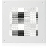 AtlasIED UKT25-2C-U161-8 8" Dual Voice Coil In-Ceiling Speaker for Fire Signaling with 5W 25V Transformer and U161-8 Baffle