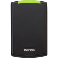 ISONAS R-1-MCT-W Pure IP Wall Mount Wiegand Reader, Black