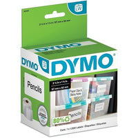 DYMO 30334 Label Maker, Multi-Purpose Labels, 2 1/4 x 1 1/4, Pack of 1000 - DYMO