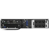 APC SRT1500RMXLA-NC Smart-UPS On-Line, 1500VA, 120V, LCD, Rackmount, 2U, 6x 5-15R NEMA Outlets, with Network Card and Rail Kit