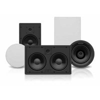 AtlasIED ICM612 MTX Audio In-Ceiling Speakers, 6.5" 2-Way 50W RMS, Ohm, Pair
