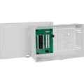 ICC ICRESDC9PW 9" Plastic Enclosures Media Center Voice Data, 8-Port Voice with RJ-31X, 8-Port CAT5e