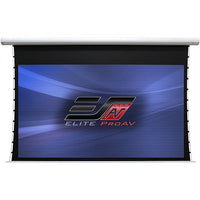 Elite Screens SKT100XHD5-E12 Saker Tab-Tension CLR-S CineGrey 5D 100" 16:9 4K/8K Ultra HD 12" Drop Motorized Projector Screen