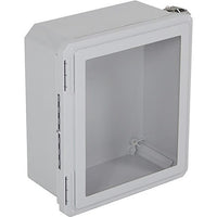 STI EF141206-W Mounting Device, Fiberglass Enclosure with Window, 14" x 12" x 6"
