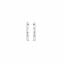 APC PE64U2WGDP Essential SurgeArrest 6 Outlet Surge Protector, 4'-Cord, White