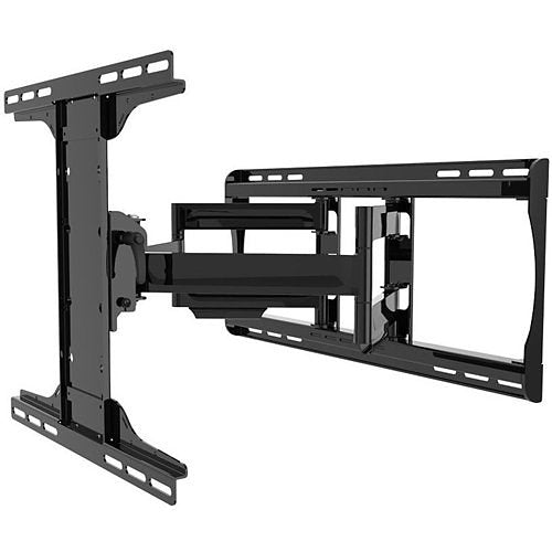Peerless-AV PA762-UNMH Hospitality Articulating Wall Mount for 39" to 90" Displays, Gloss Black