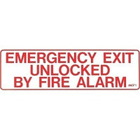 RCI BC2M BC2 Series Building Code Sign, Printed on Clear Mylar