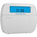 DSC HS2ICN PowerSeries 128-Zone Icon Hardwired Keypad, Blue LCD Display, Input/Output Terminal