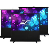 Elite Screens F107XWH2 EzCinema Series 107" Manual Pull up Floor Projector Screen, 16:9