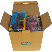 ICC IC107F6VBK CAT6 RJ45 Keystone Jack for HD Style, 400-Pack with JackEasy Tool, Black