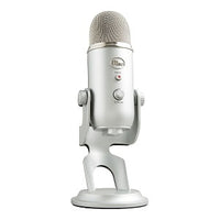 Logitech 988-000103 Yeti Multi-Pattern USB Microphone with Blue VO!CE, Silver