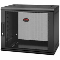 APC AR109SH4 NetShelter WX Single Hinged Wall-Mount Enclosure, 9U, Black