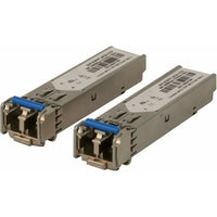 Hanwha SFP-GLCM202 SFP Module, 1000 Mbps Fiber Optic Transceiver, 1310 nm, 2 km, Dual LC Connector, Multi-Mode Fiber, MSA Compliant