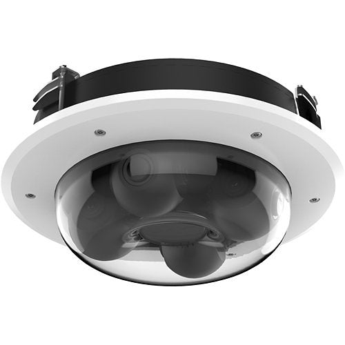 Hikvision DS-2CD6D54G1-ZS/RC Smart Series PanoVu 20MP Outdoor Multi-Sensor Flexible IP Camera, 2.8-8mm Motorized Varifocal Lens, White