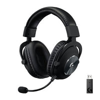 Logitech 981-000906 Logitech G PRO X Wireless Gaming Headset with Blue VO!CE, Black