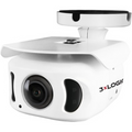 3xLOGIC VX-8M-180-IAW VISIX 8MP Outdoor Fisheye 360° IP Camera, 1.55m Lens, White