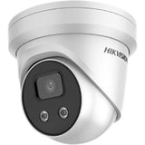 Hikvision PCI-T15F2S AcuSense 5MP IR Turret IP Camera, 2.8mm Fixed Lens, White