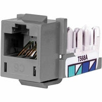Hubbell HXJ6GY24 XCELERATOR CAT6 Modular Jack, Grey