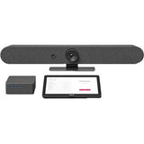 Logitech 960-001336 Rally Bar Mini 4K All-In-One Video Bar for Small to Medium Rooms, Gray
