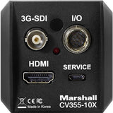 Marshall CV355-10X Compact Camera with 3GSDI and HDMI Outputs, 10x Optical Zoom