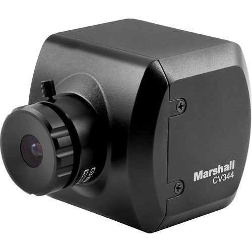 Marshall CV344 Compact Full HD Camera with CS/C Lens Mount, 1920x1080p at 60 fps, 3G/HD-SDI Output