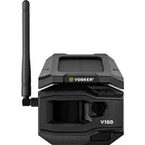Vosker V150-USA V150 Solar Powered 4G LTE Cellular Outdoor Security Camera, Black